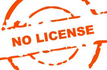 no licence