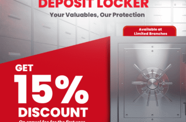 PR on a discount offer for locker facilities-photo